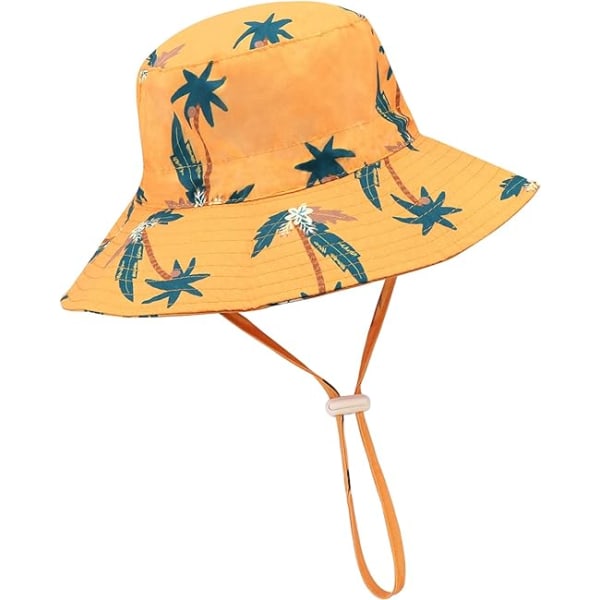 Baby Solhat Toddler Solbeskyttelse Dyrehue Unisex Sommer Bucket Hat med Hagebånd