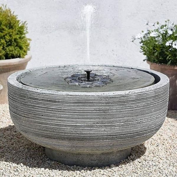 Ny soldrevet springvand - 1.5W - Fuglebad springvand til haven