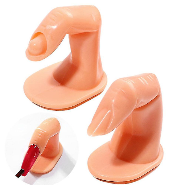 Öva fingrar träning, nagel manikyr träning fingrar nagel övning fingrar modell, för akryl gel nagelkonst DIY display dekoration