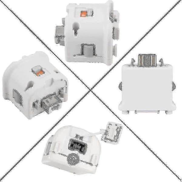 Motion Plus Adapter Sensor för Wii Remote, Motion Plus Adapter Accelerator Ersättning för Wii Motion Plus Adapter Vit