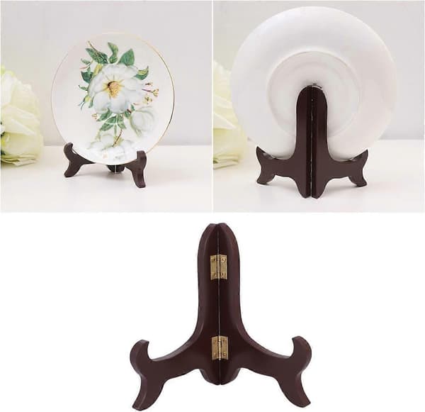 Elegant tallrikshållare med dekorativ design