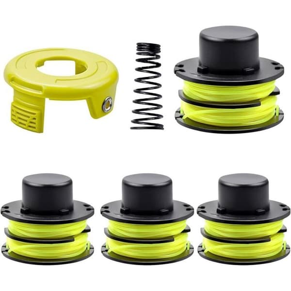 4-pack Ryobi RAC118/RAC119 kompatibla trimmerlinor, för RLT3025F, diameter 1,2 mm, längd 8,4 m.