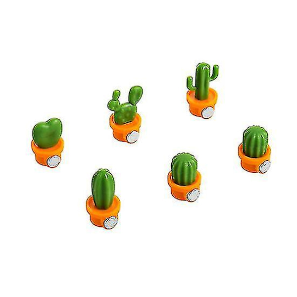 6 kpl Frid-tarroja 3d Cactus Rats Board S Kuvanpidike (oran Base) Qy
