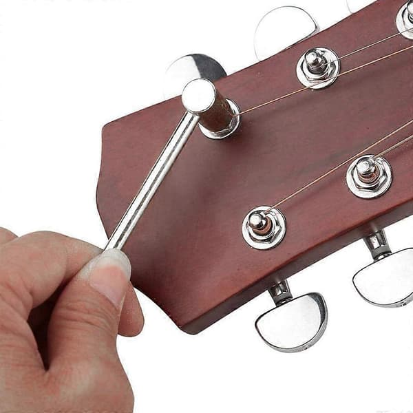 7MM/8MM/6,35MM Gitarr Truss Rod Nyckel Gitarrjusteringsverktyg med Skruvmejsel för Gitarrinstrument Tillbehör Silver