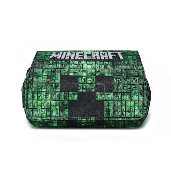 Minecraft Pennfodral för Barn med Dubbla Lager Stor Kapacitet B B