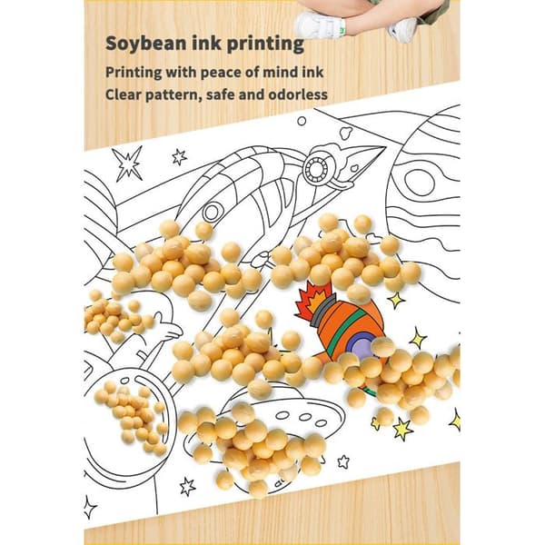 Tegnerull / Graffiti Papirrull for Barn – Fargerull (Prinsessetema) – 0,3 x 30m