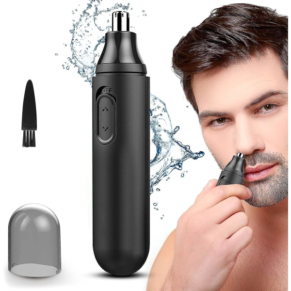 Nesehårtrimmer for menn, elektrisk nesetrimmer, nese- og øretrimmer for menn - Smertefri nesehårklipper, batteridrevet nesehårtrimmer nese