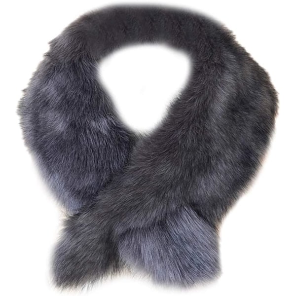Kvinners Vinter Skjerf Kunstig Pels Krage Pels Krage Skjerf Brude Skjerf Brude Stola Kunstig Pels Skjerf Wrap Hals Varmer Skjerf Pels Skjerf for 130 cm