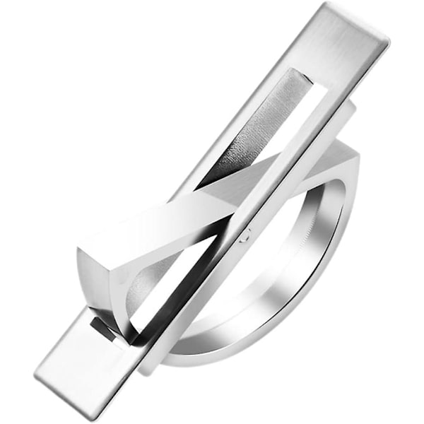 Inet infälld dörrhandtag 180 graders rotation Heavy Duty metallhandtag borstad, kökshandtag (silver) (1 st)