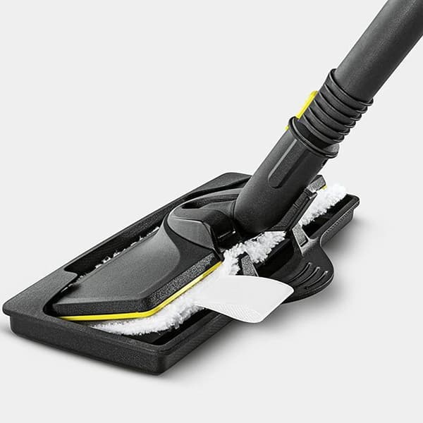 Sett med 2 mikrofiberkluter for Kärcher EasyFix + teppegliderfeste for Kärcher EasyFix SC2, SC3, SC4, SC5