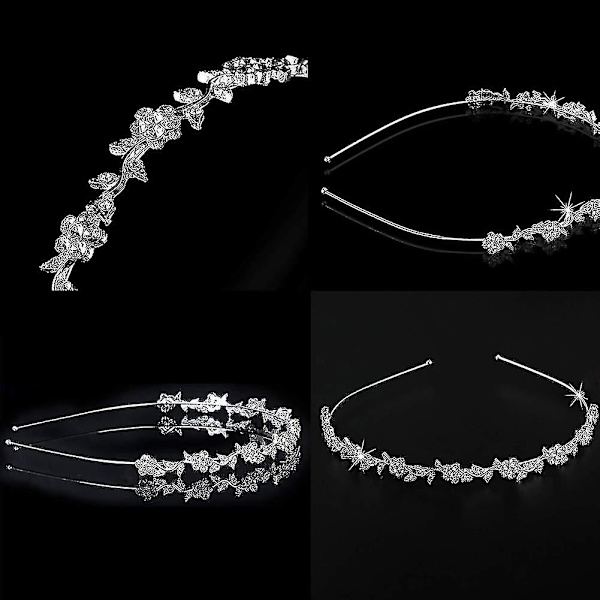 Bröllop Brudbröllop S Silver H Tillbehör Bröllop Tiara