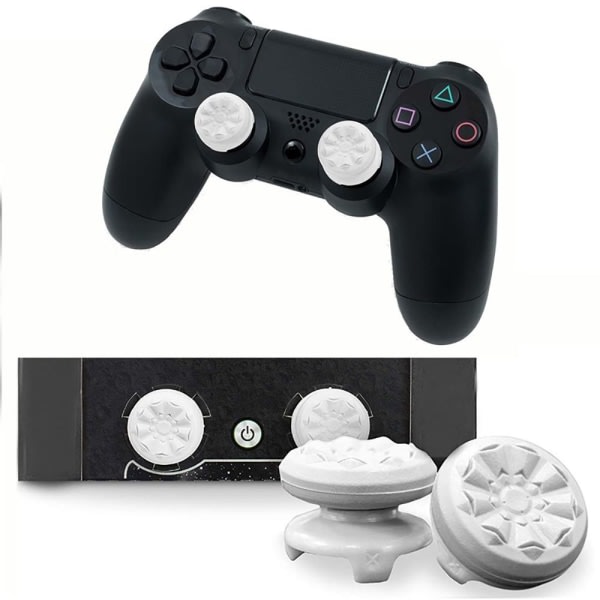 1 par tommelgrep for PS5 Playstation PS4-kontroller - white