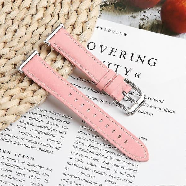 Ægte læderrem til Honor Band 9 Pink