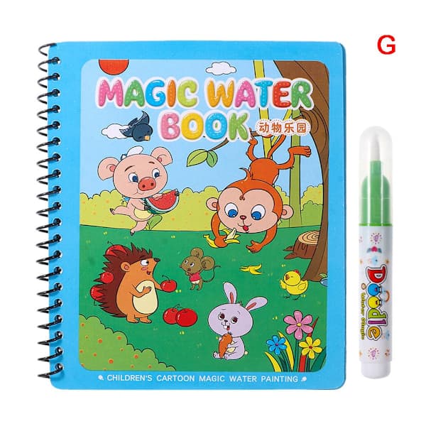Magisk Vattenritbok Målarbok GG G