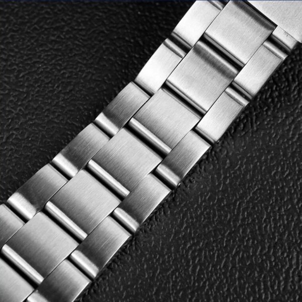 22mm Tre Perler Massivt Rustfrit Stål Armbånd Herrearmbånd Til Seiko SKX007/009 SKX173/175/A35 C