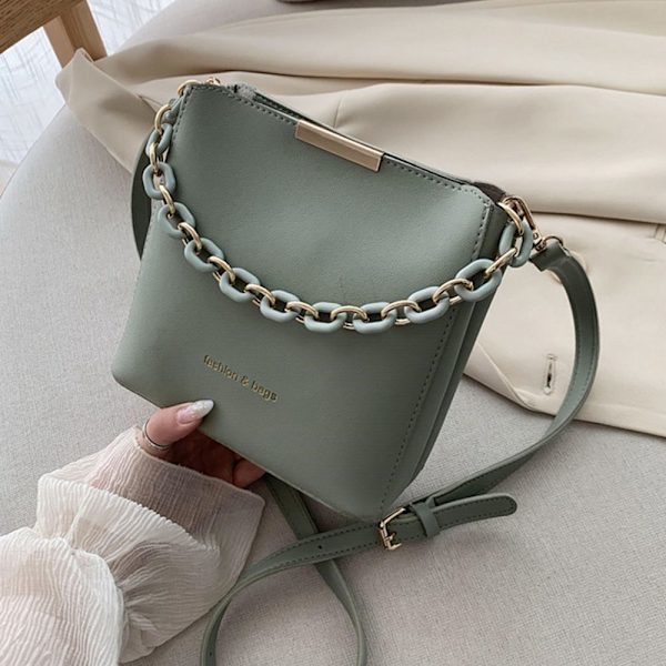 Handväskor för kvinnor Messenger Crossbody Väska Vit white
