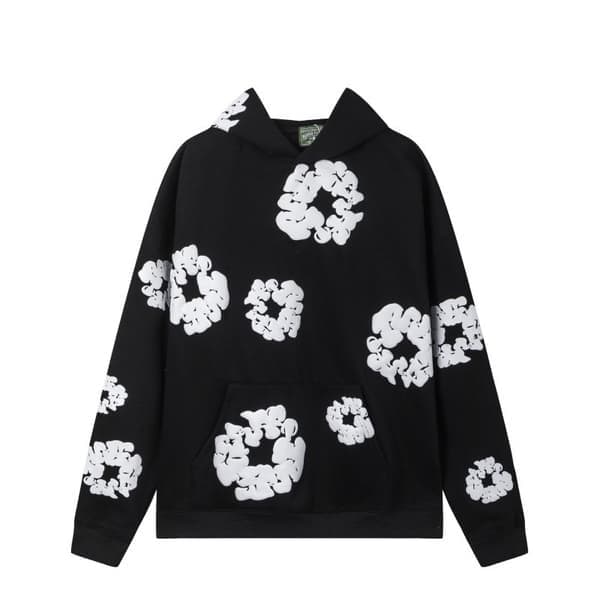 Hettegenser sett Denim Tears Hettegenser og Buksesett Black XL