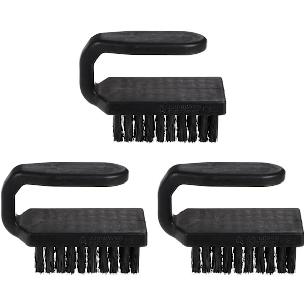 3-pack Antistatisk Rengöringsborste U-Handtag 20x32mm PV Plast Ledande Borst Antistatisk ESD-Borste för Rengöring av Tangentbord