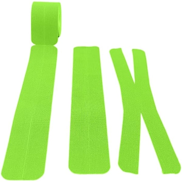 6 stk sportsteip 5m*5cm rull, sportsteip for muskelskade for skulder, kne, ankel skinne støtte vanntett og hyopallergen sportsteip Green