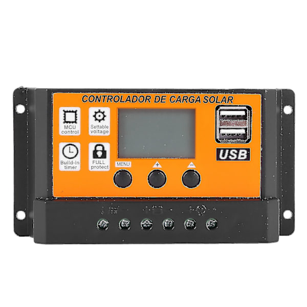 Bästa, 100A Mppt solpanelregulator laddningsregulator autofokus spårning