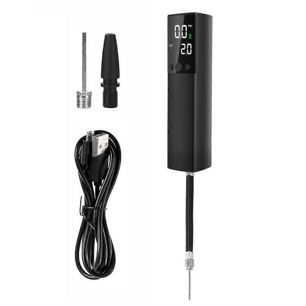 Elektrisk bollpump, smart luftpump bärbar snabb bollpump med exakt tryckmätare och digital display
