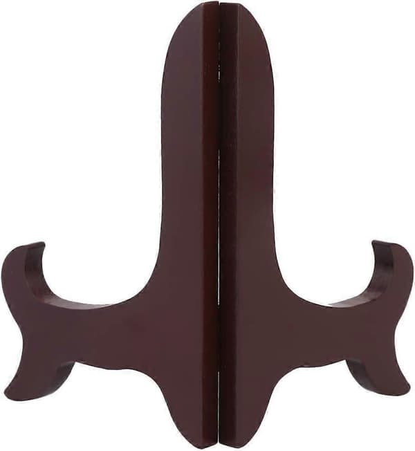 Elegant tallerkenstativ med dekorativt design