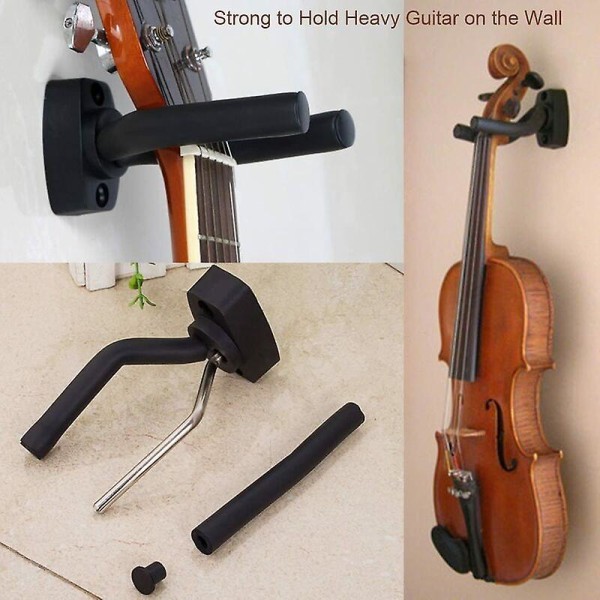 Crday Gitarholder Gitarstativ 4 Stykker Veggmontering For Akustisk Gitar, Klassisk Gave