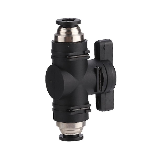 2-vejs akvarieluftstrømskontrol CO2-regulator manuel tænd/sluk-ventil til 6 mm rør
