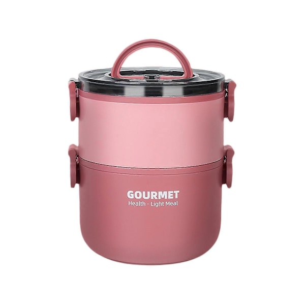 Termokande til mad, mad termokande isolerede suppe termokander, rustfrit stål madbeholder Bento madkasse rejse camping termokande 1000ml1600 Pink 1600ml