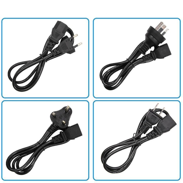 12v 1a 2a 3a 4a 5a 6a 8a 10a AC/DC-adapter, strømbryter, strømforsyning, lader for LED-lysstriper, CCTV-ruter, 5,5x2,1-2,5 mm hannkontakt, US/UK/EU/AU P