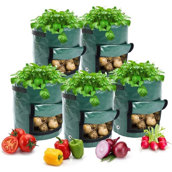 5-pack odlingspåsar för potatis, tomater och jordnötter 35*45cm