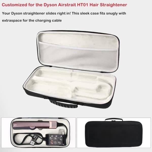 EVA hardt etui for Dyson Airstrait HT01, bærbar bæreveske og oppbevaringspose for tilbehør til rettetang