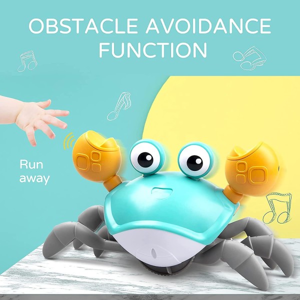 Crab Baby Toy With Music And Led Light Up For Kids, Toddler Interactive Learning Development