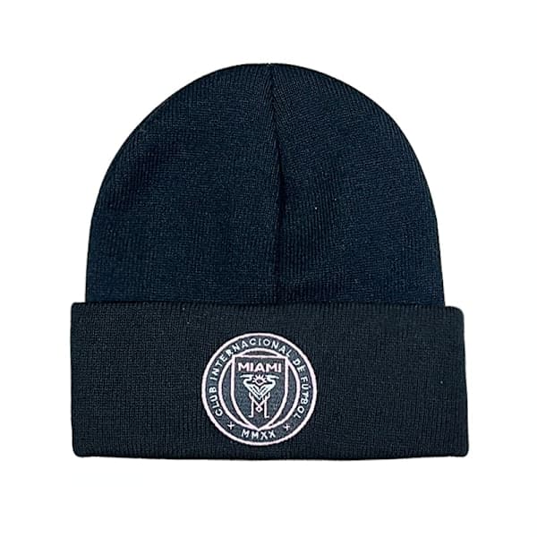 Fodboldfans Klub Emblem Strikket Vinterhue Stretch Beanie Barcelona - Sort Miami