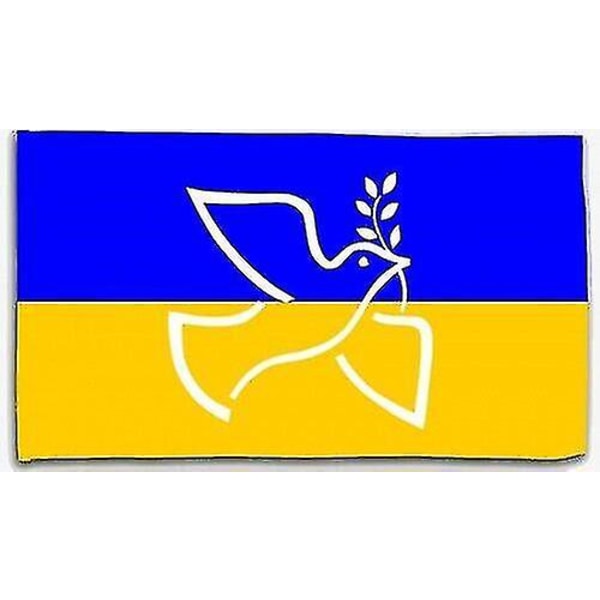 Ukrainan lippukyyhkynen oksalla Ukraina 150x90 cm