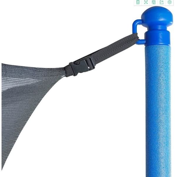 366 cm trampolinsikkerhedsnet – Til 8-stolpe trampoliner – UV-resistent