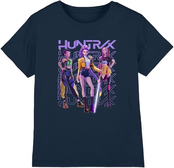 K-Pop Demon Hunters T-skjorte navy blue 120cm