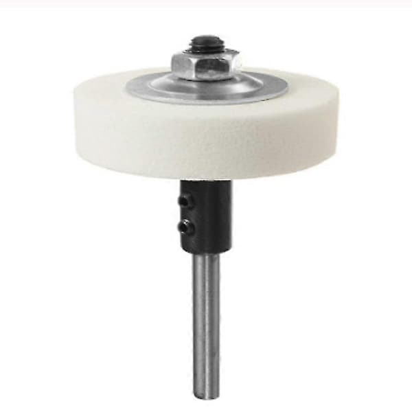 70x20x10mm Slipehjuladapter - Hvit -Sy
