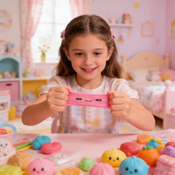 Dumpling Squishy Julekalender, 2026 Squishy Dumpling Mysterie Julekalender Nedtælling 24 Dage, til Angstlindring Håndafslapningsgaver