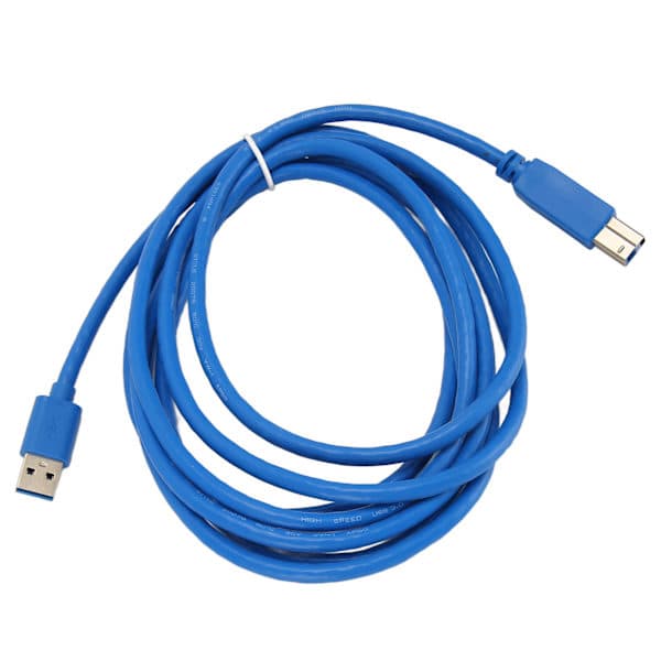 USB 3.0 Printerkabel A Hann til B Hann 5 Gbps 3 meter Lang PVC Kobber USB Skannerledning for Eksterne Harddisker Hub