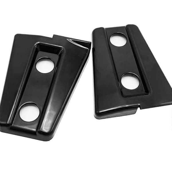 8 stk. Hættehængseldæksel erstatter til Jk Wrangler 2007-2017 Nem installation Sort Black as shown