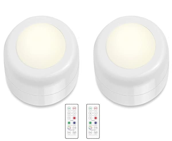 LED-kohdevalo kaukosäätimellä, 2 kpl
