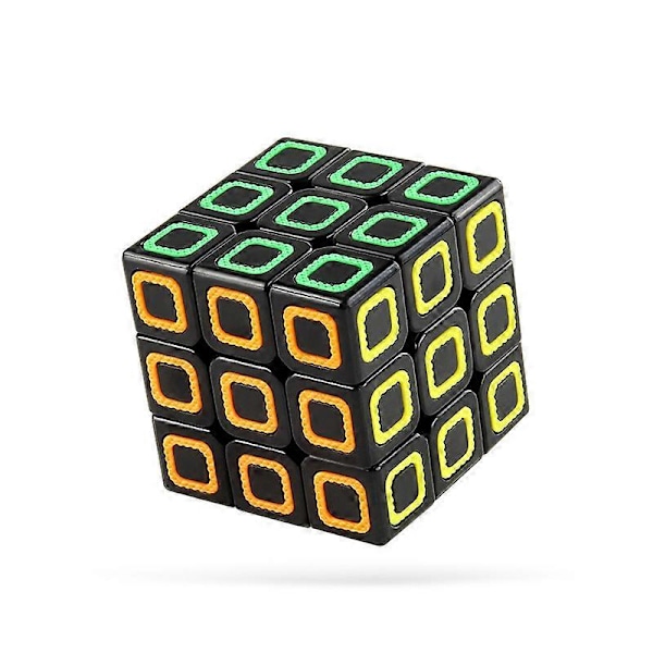 3x3x3 Pyraminx 3&times;3 Magisk Cube Speed Puzzle Leke for Barn 3X3 Speil Cubo Magico Prikk Sirkel Svart Bakgrunn Cube Puzzle A