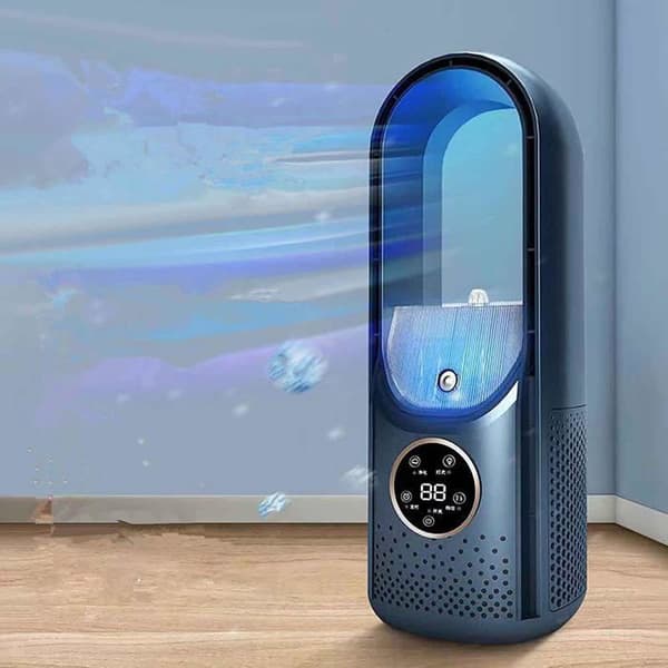 Luftkonditioneringsfläkt - RISING FF - Mini USB luftkonditionering - 6 hastigheter - Tyst - Bärbar