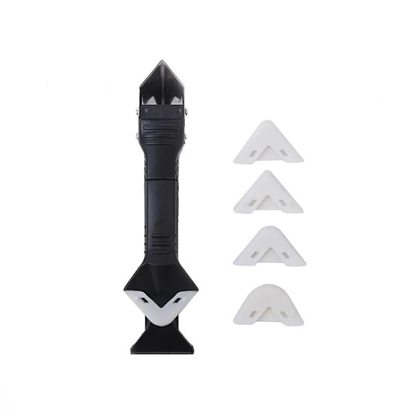 2 in 1 saumanraappa ja saumanlevitys - musta Black