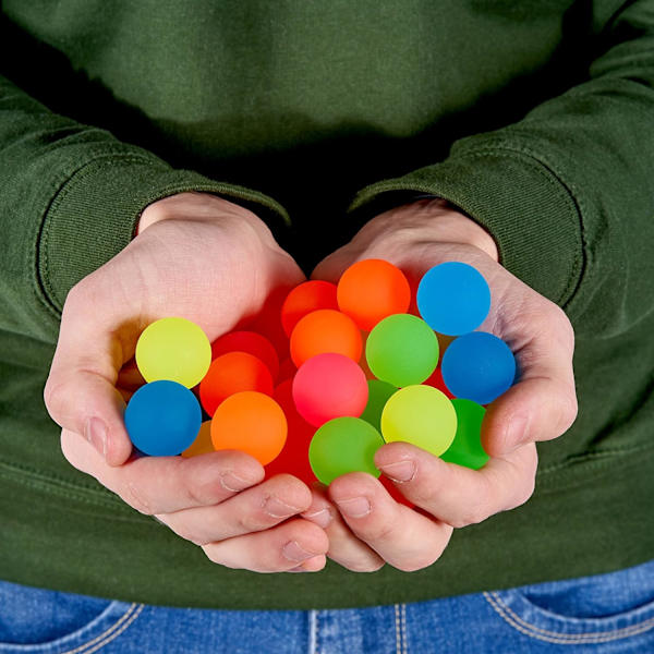 85 Pack Mini Neon Bouncy Balls - 1\" / 25mm - Pieni pallo Pinata-täytteisiin ja lasten syntymäpäiväjuhlalaukun lelulahjoihin