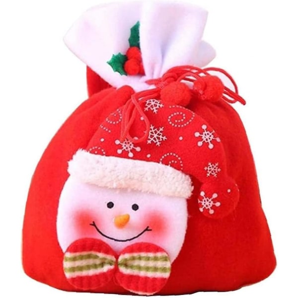 Joulun kiristysnyörilahjakassit Joulupukin lahjapaketti karkkia Sweet pussit jouluksi syntymäpäivä hääpäiväjuhliin Favorsred1 kpl