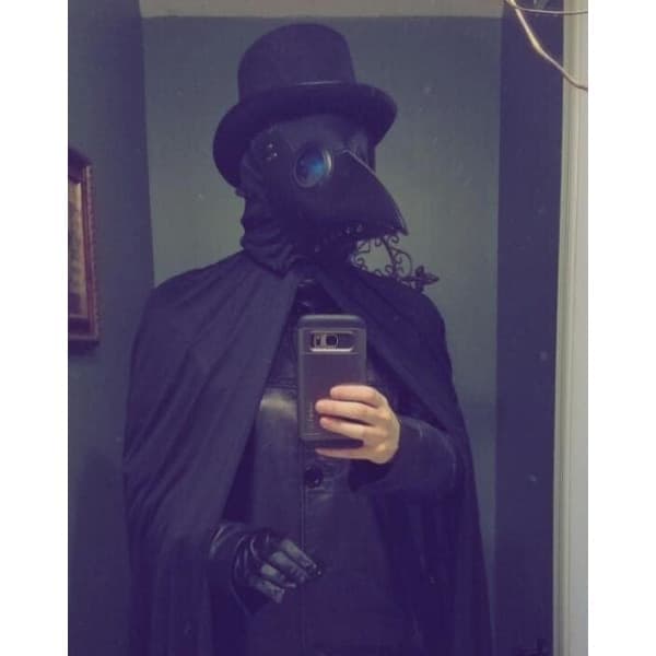 Raxwalker Pestedoktor Maske Halloween Rekvisitter Kostymesett 3I1 SETT