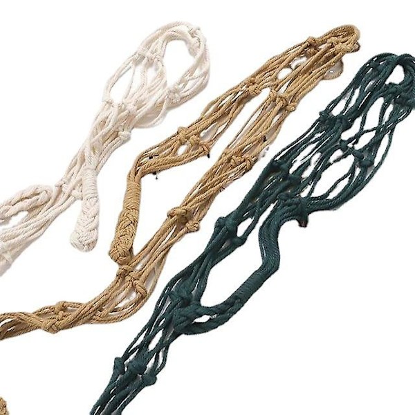 Toiletpapirholder - Hngekje Stil Toiletrulleholder Toiletpapirholder Med Hngende Porte Til Badevrelse Lavet Af 100% Jute
