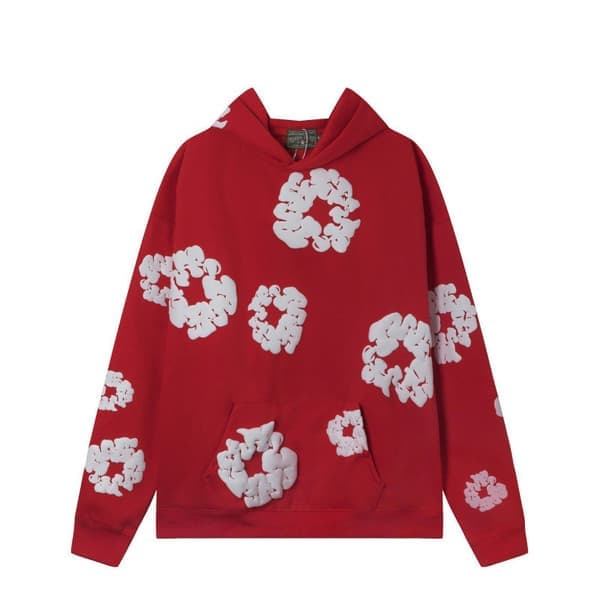 Hettegenser sett Denim Tears Hettegenser og Buksesett Red L